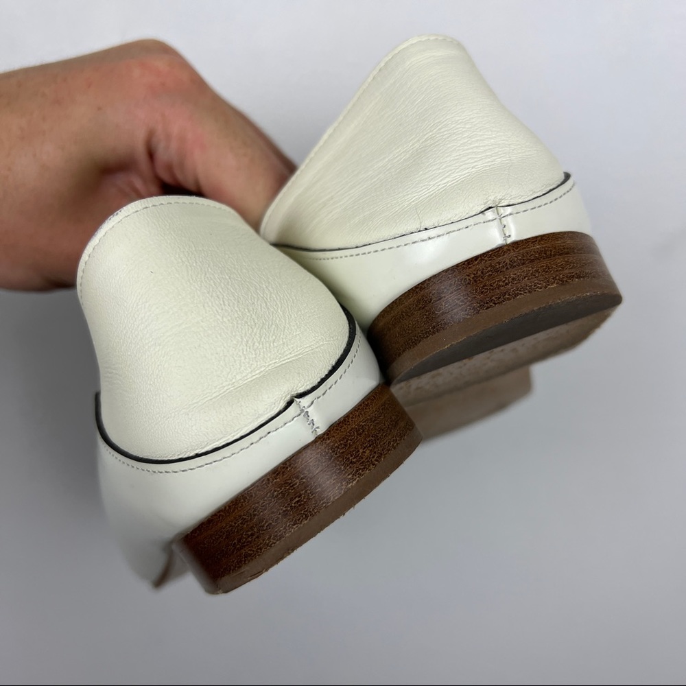 Chloe C Metal Logo Convertible Leather Loafers - Picture 7 of 10